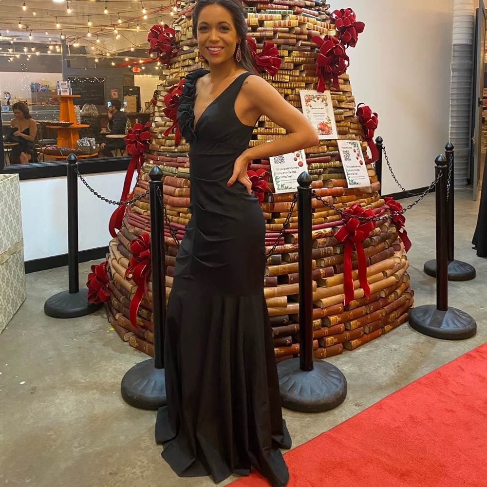 Formal black dress